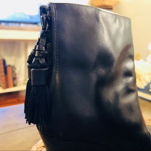 {Rag & Bone} TACITA Tassel Ankle Booties - SZ 6 - Picture 6 of 8